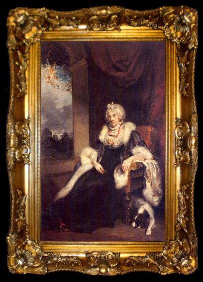 framed  Owen, William Rachel, Lady Beaumont, ta009-2